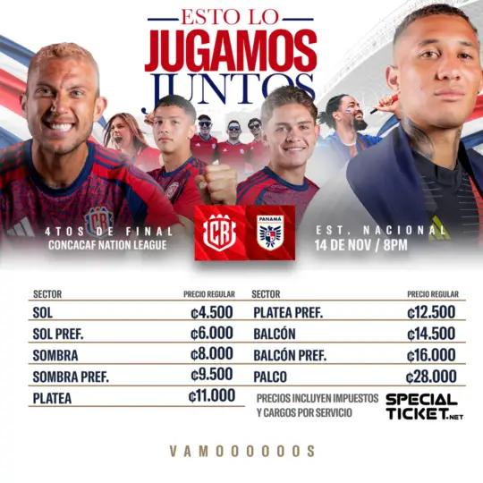 Estadio Nou Camp-Entradas al Partido Panama vs USA $52.00 por Persona